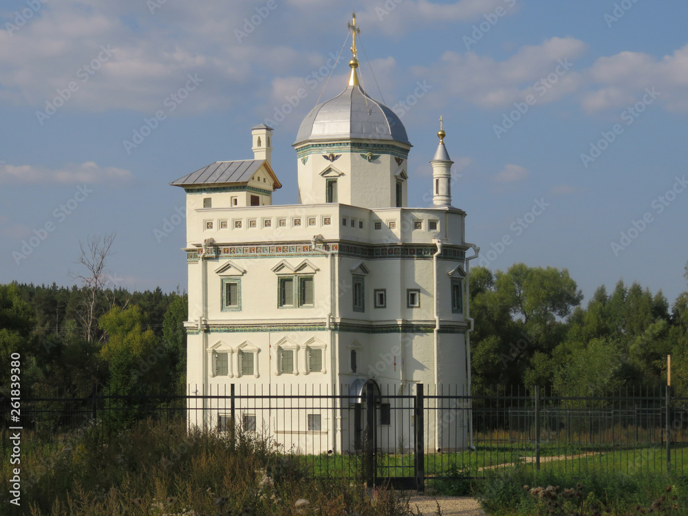 Historical monastery of the Russian Orthodox Church in Istra was founded by Patriarch Nikon. Historical monastery of the Russian Orthodox Church in Istra was founded by Patriarch Nikon.