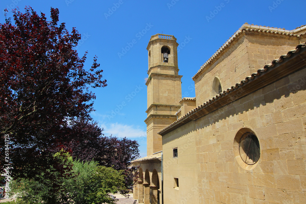 Obraz premium Parroquia de Santa María, Barásoain, Navarra, España