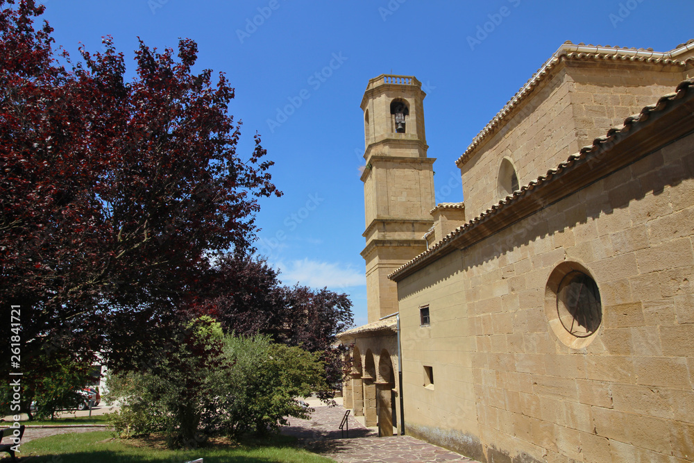 Fototapeta premium Parroquia de Santa María, Barásoain, Navarra, España