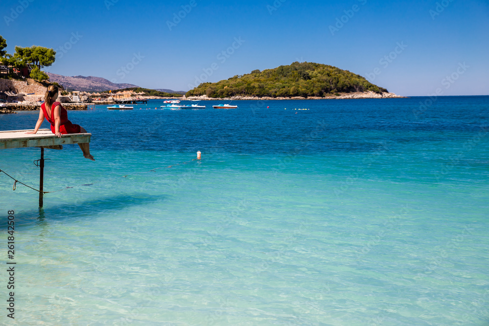 Obraz premium Ksamil - Butrint National Park, Sarande, Albania