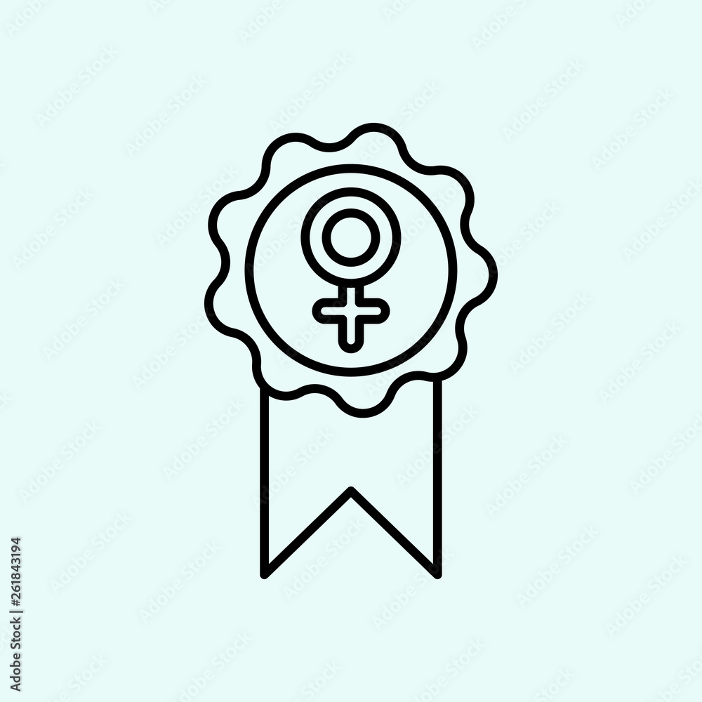 appreciation, feminism, award icon. Element of Feminism for mobile concept and web apps icon. Outline, thin line icon for website design and development, app development appreciation, feminism, award icon. Element of Feminism for mobile concept and web apps icon. Outline, thin line icon for website design and development, app development