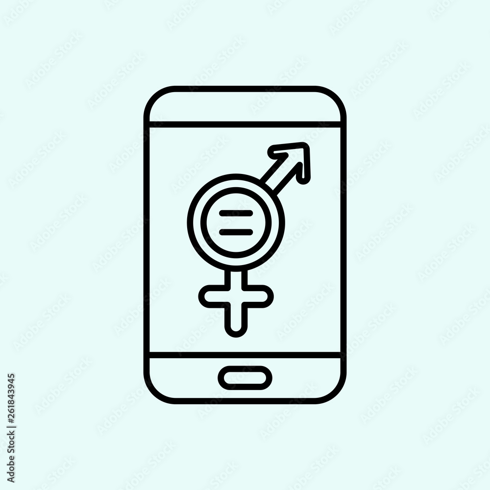smartphone, venus, protest icon. Element of Feminism for mobile concept and web apps icon. Outline, thin line icon for website design and development, app development smartphone, venus, protest icon. Element of Feminism for mobile concept and web apps icon. Outline, thin line icon for website design and development, app development