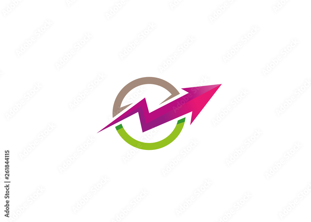 Creative Arrow Circle Logo Creative Arrow Circle Logo