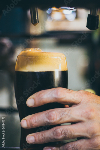 Bild auf Leinwand pinte de bière