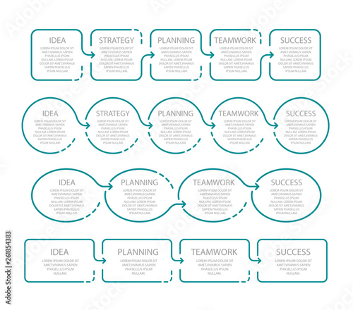 Business infographics. Template for presentations, graphs. Vector