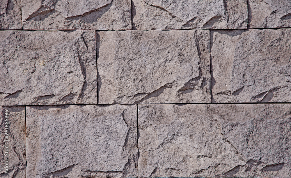 Background stone texture. Decorative front brick stone.