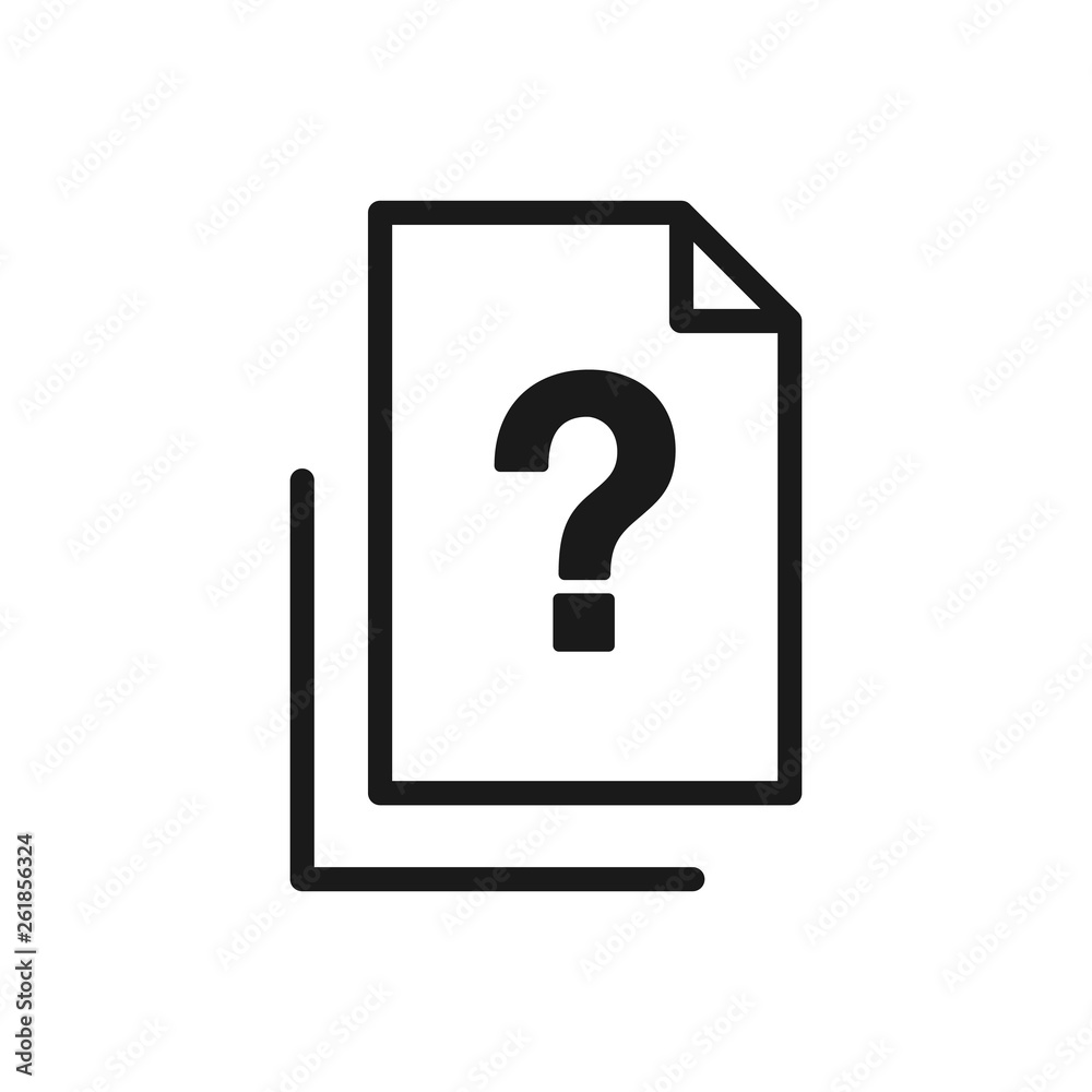 Question icon vector illustration. Help sign. Question mark for website, app, and UI design. Question icon vector illustration. Help sign. Question mark for website, app, and UI design.
