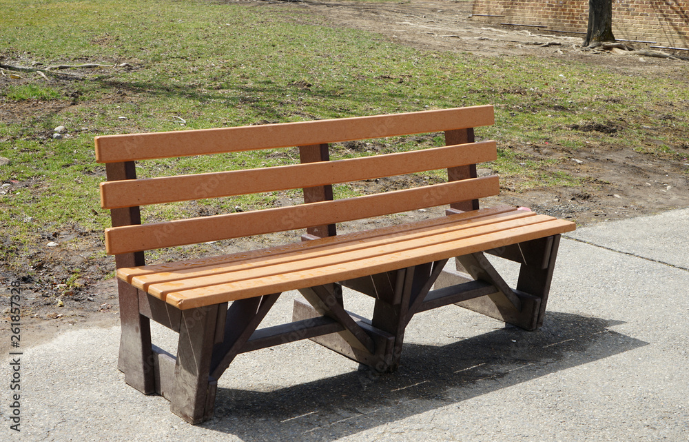 Composite park bench