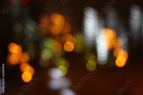 Abstract city night lights - texture for background