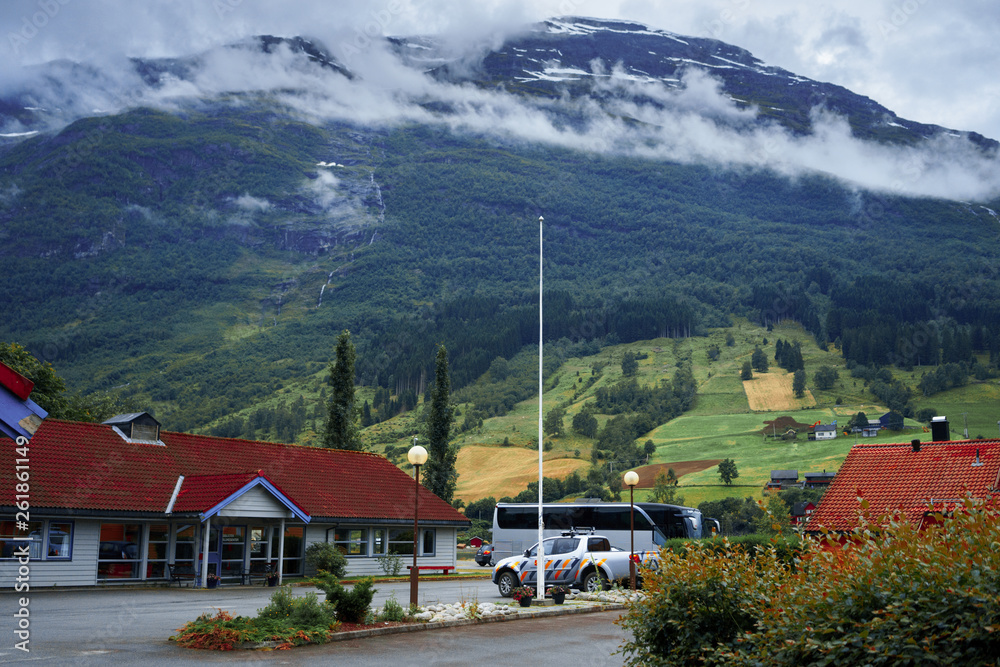 little country is situated among spellbinding landscape of Norwegian nature with high charming mountains and hills