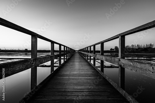 Pier in Salinas, Aveiro