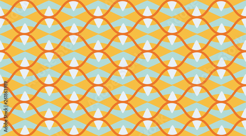 Canvas Print Seamless pattern geometric
