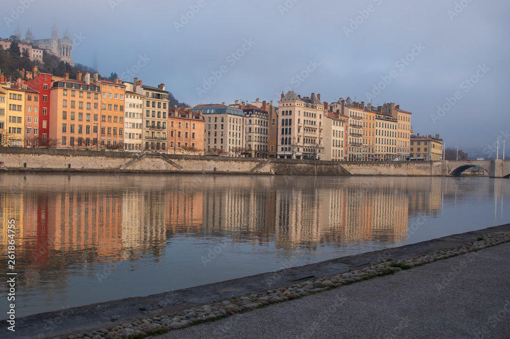 Old Lyon's reflections on a cloudy day