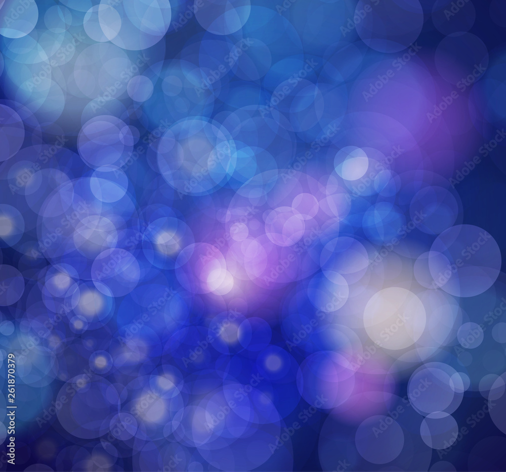 Fototapeta premium Festive background with defocused lights