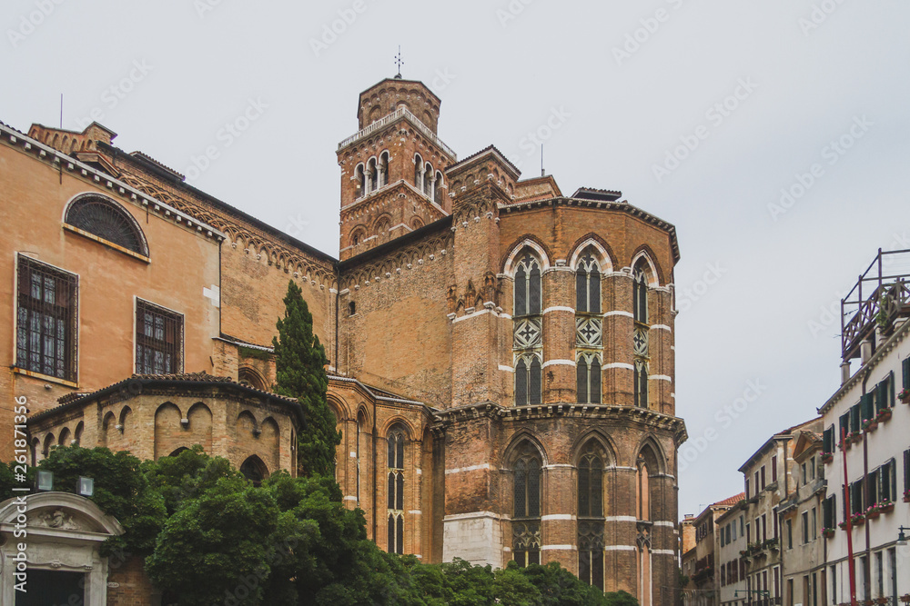 The Frari basilica in Venice