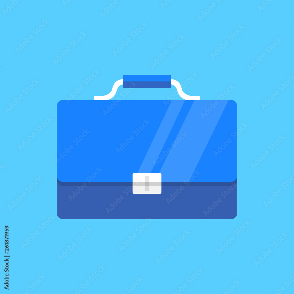 Briefcase icon. Modern flat design. Vector icon Briefcase icon. Modern flat design. Vector icon