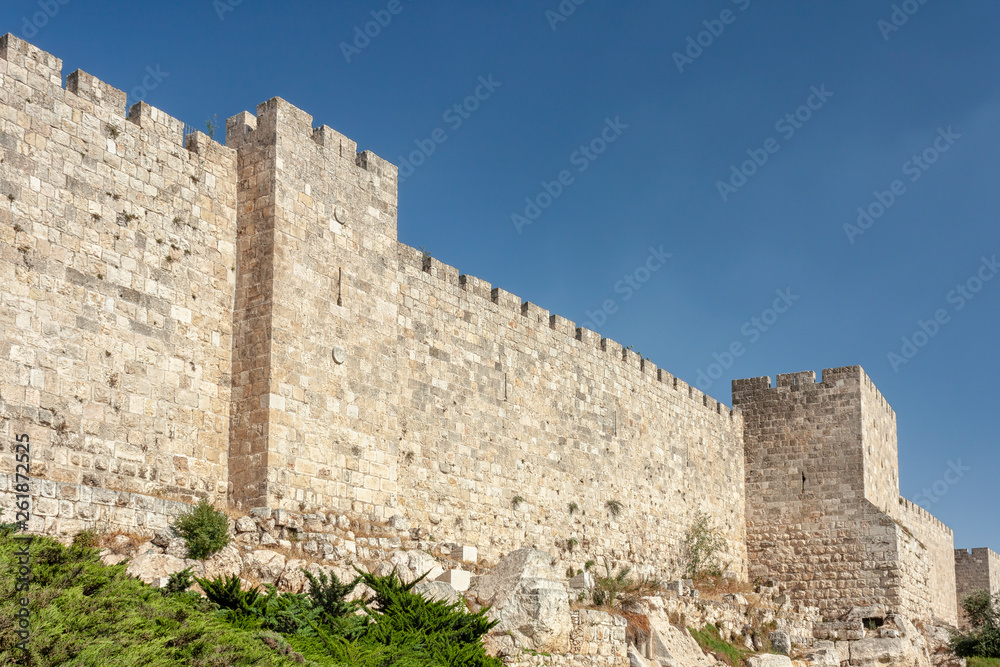 Jerusalem Old City Walls - The Holy Land