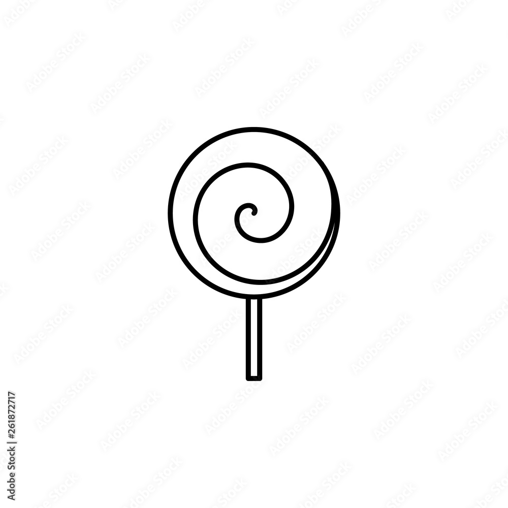candy icon. Element of carnival and amusement icon. Thin line icon for website design and development, app development. Premium icon candy icon. Element of carnival and amusement icon. Thin line icon for website design and development, app development. Premium icon