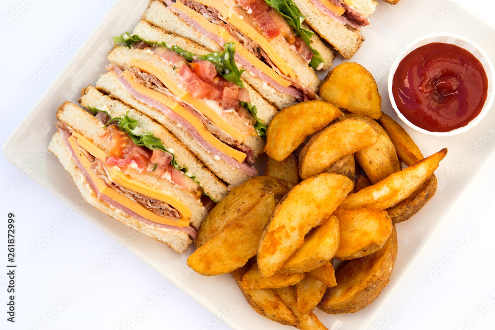 sandwich chicken chips sandwich chicken chips
