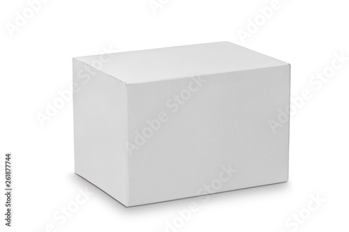 White box isolated with clipping path © nuttapongg