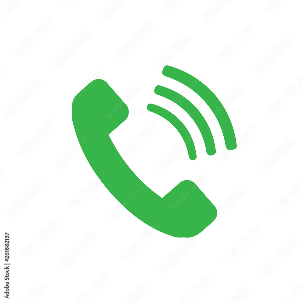 Phone icon, flat design template, vector Phone icon, flat design template, vector