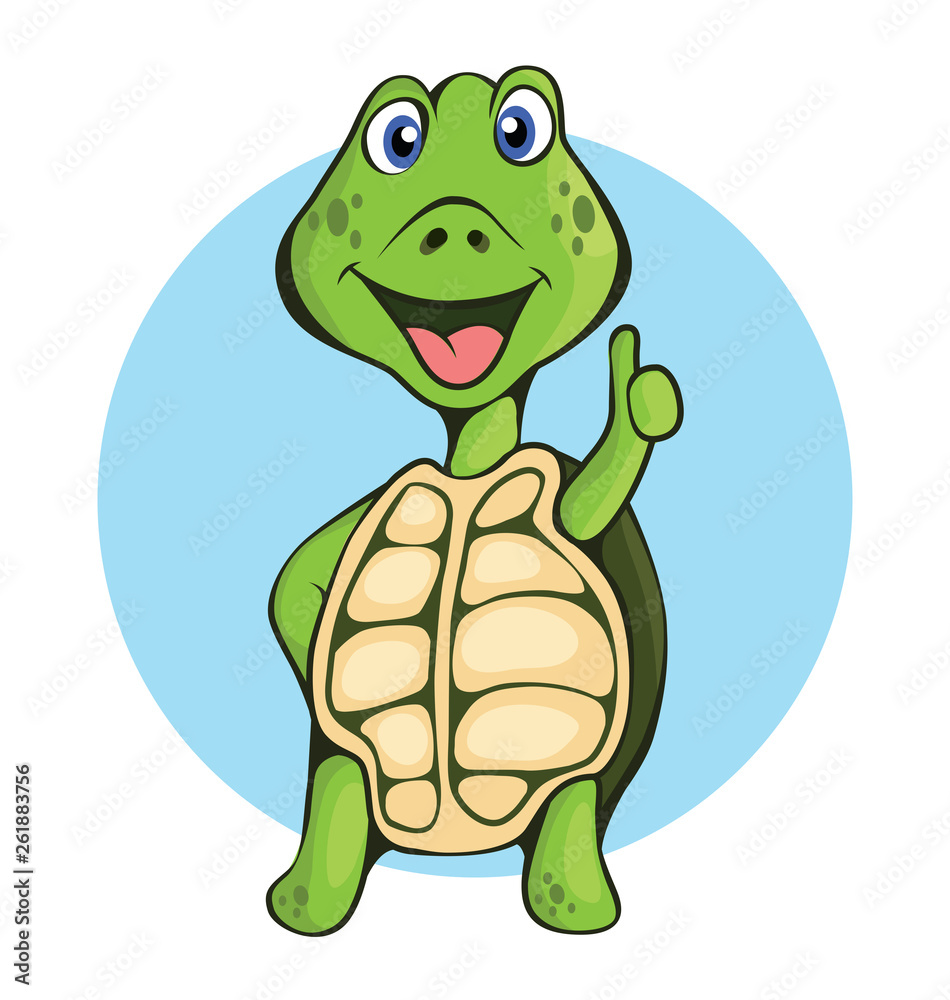 Fototapeta premium turtle thump ups