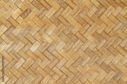 Weave pattern of bamboo background