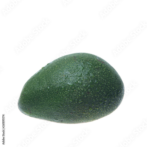 Avocado isolated on white b...