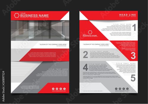 Annual report Brochure design template vector. Business Flyers infographic magazine poster. Abstract layout template ,Book Cover presentation portfolio.