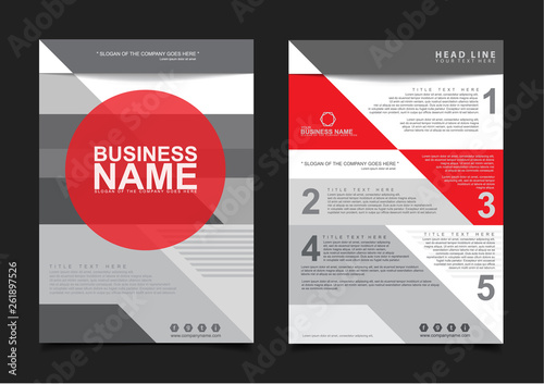 Annual report Brochure design template vector. Business Flyers infographic magazine poster. Abstract layout template ,Book Cover presentation portfolio.
