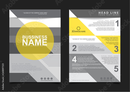 Annual report Brochure design template vector. Business Flyers infographic magazine poster. Abstract layout template ,Book Cover presentation portfolio.