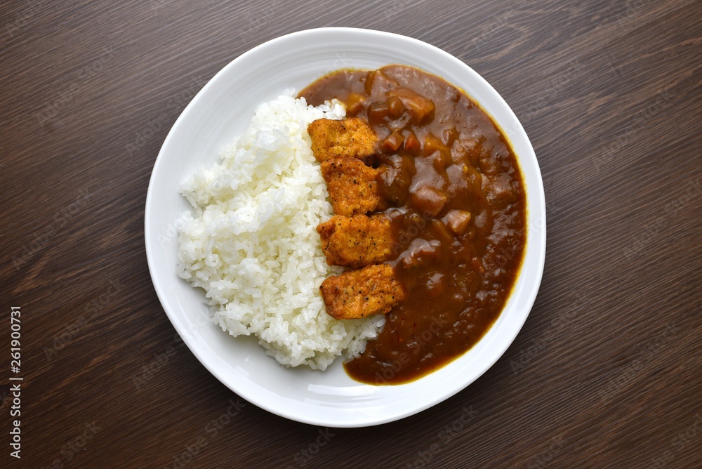 フライドチキンカレー