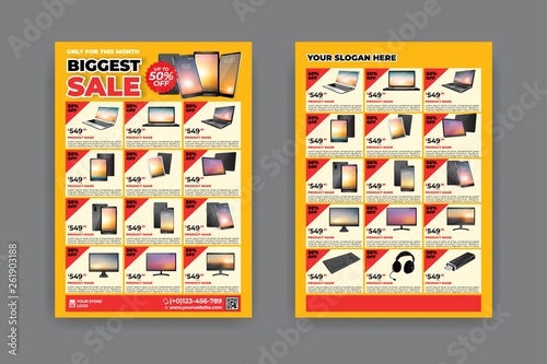 flyer template for Sale Promotion
