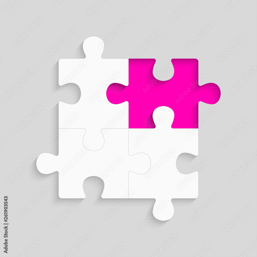 Vector frame jigsaw puzzle banner or blank. Vector frame jigsaw puzzle banner or blank.