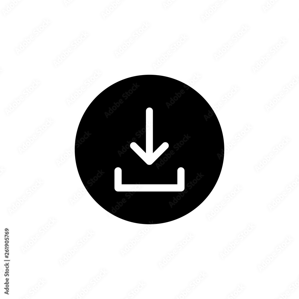 Download icon vector. Downloading vector icon Download icon vector. Downloading vector icon