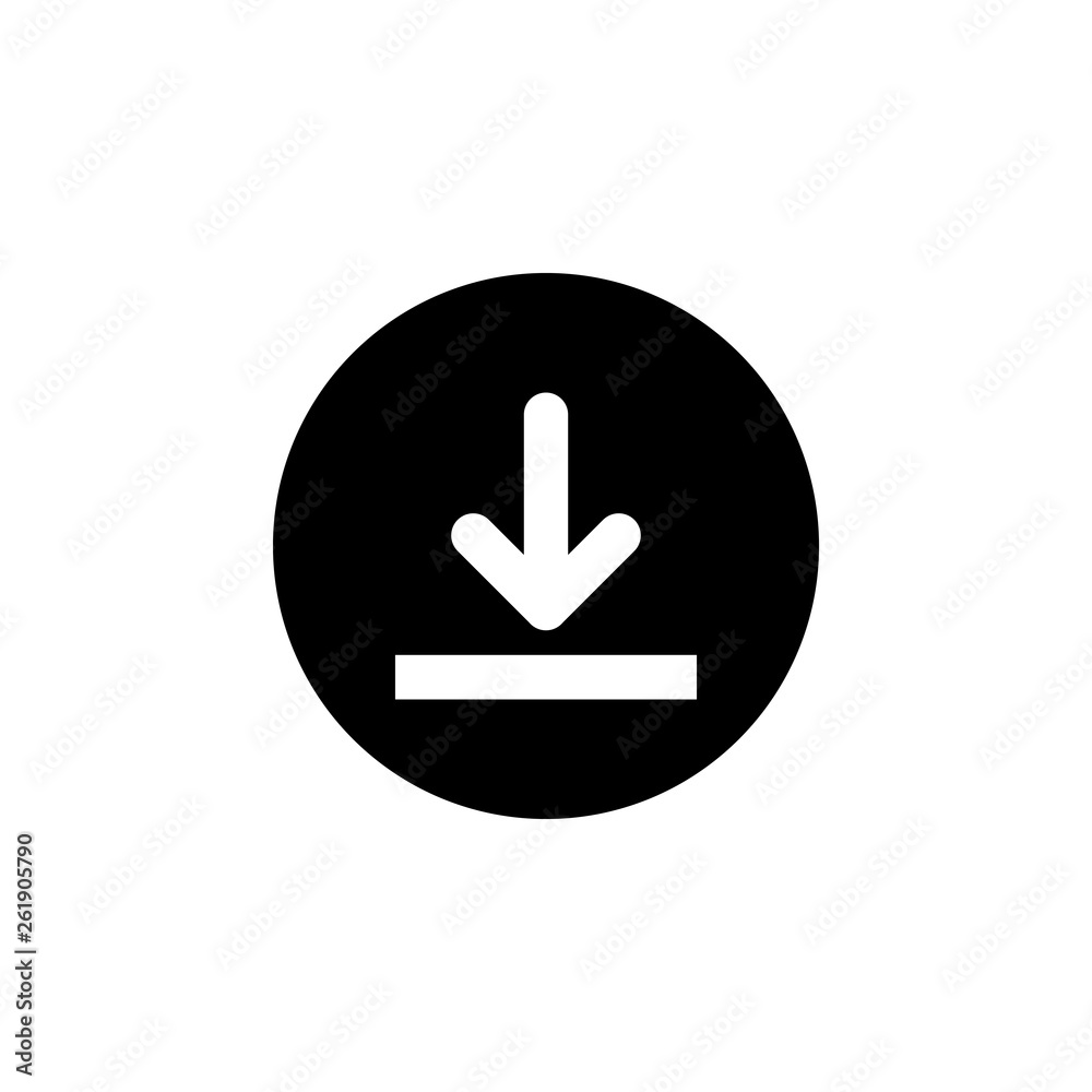 Download icon vector. Downloading vector icon Download icon vector. Downloading vector icon