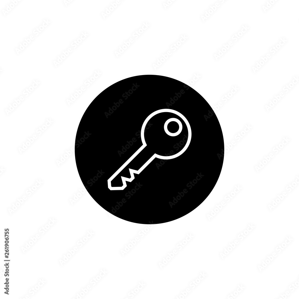 Key icon vector. Key vector icon. Key symbol for web site design Key icon vector. Key vector icon. Key symbol for web site design