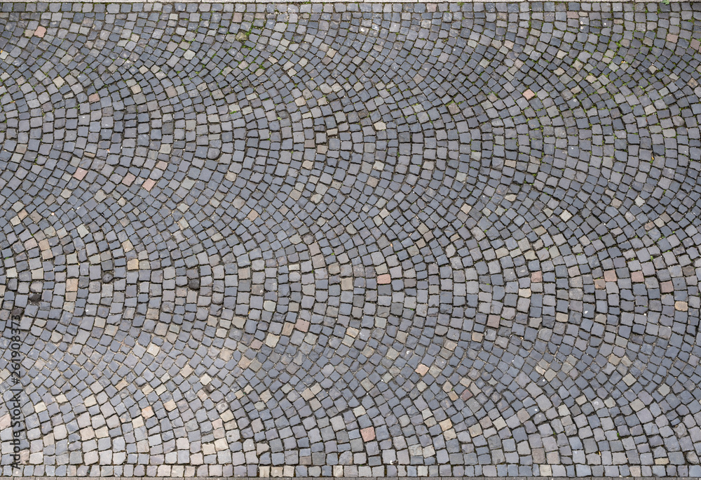 Fototapeta premium Hochauflösende Kopfsteinplaster Textur