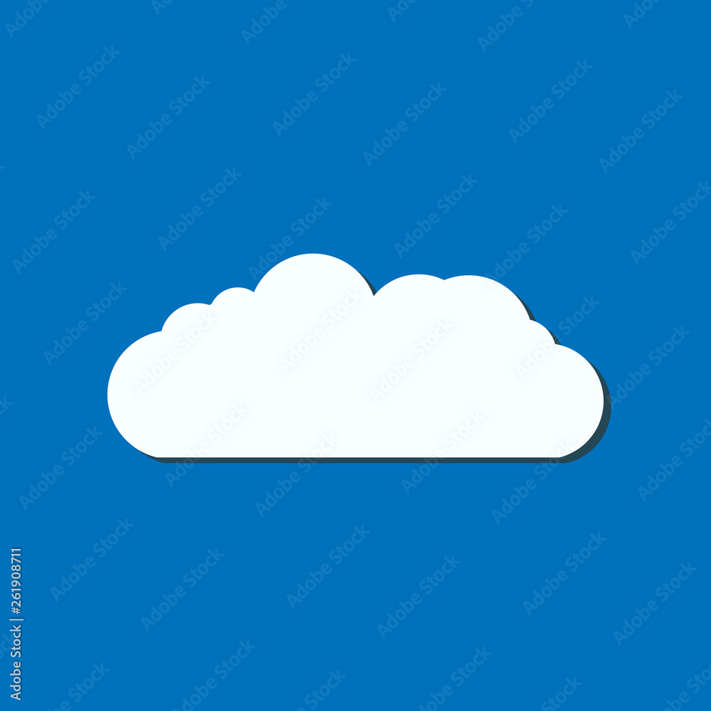 Vector cloud icon. cloud for web site, poster, placard and wallpaper. Creative modern concept. eps10 Vector cloud icon. cloud for web site, poster, placard and wallpaper. Creative modern concept. eps10