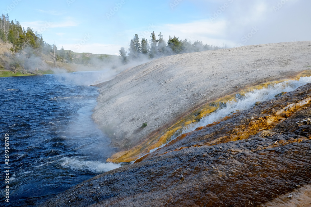 custom made wallpaper toronto digitalcolorful waves crashing on rocks