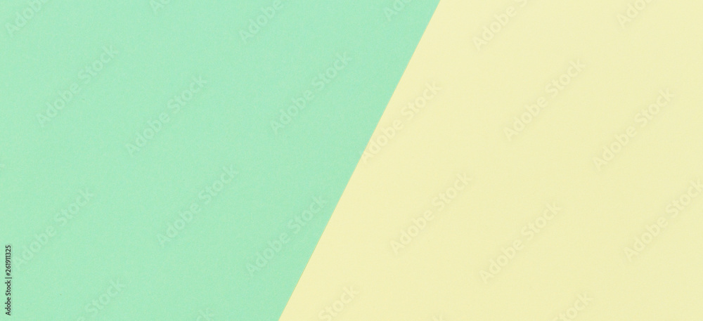 Abstract geometric shape pastel green and yellow color paper background Abstract geometric shape pastel green and yellow color paper background