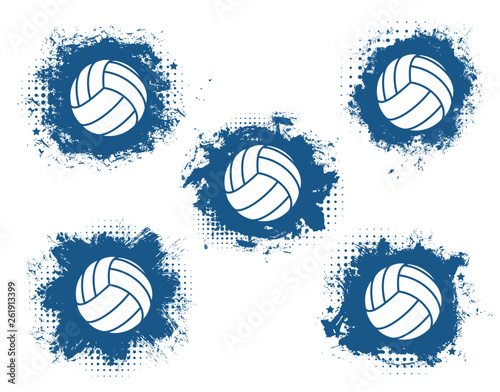 Volleyball sport game balls. Sporting equipment