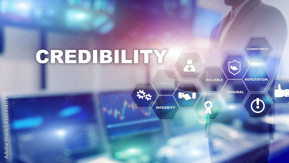 Corporate credibility improvement concept. Multiple exposure, mixed media background. Corporate credibility improvement concept. Multiple exposure, mixed media background.