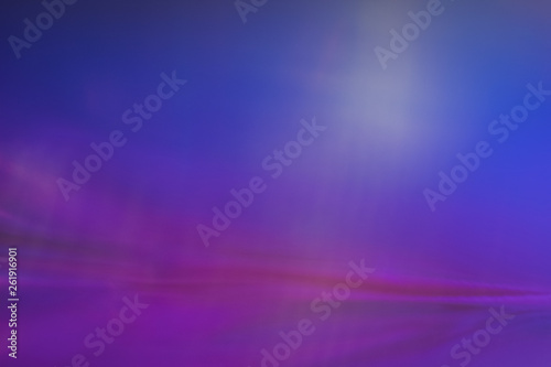 Soft blue and purple background. Lens flare gradient. Mulicolor background
