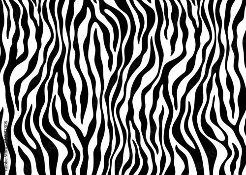 Zebra pattern design. Animal print vector illustration background. Wildlife fur skin design illustration. For web, home decor, fashion, surface, graphic design