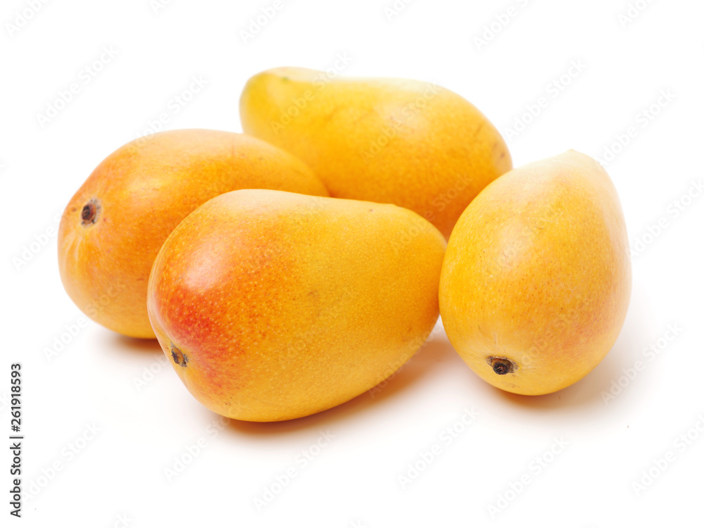 Mango on white background Mango on white background