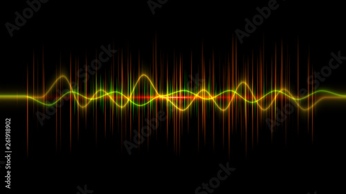 frequency audio music equalizer digital waveform for sound technology or tune bar. Song studio or music sound theme