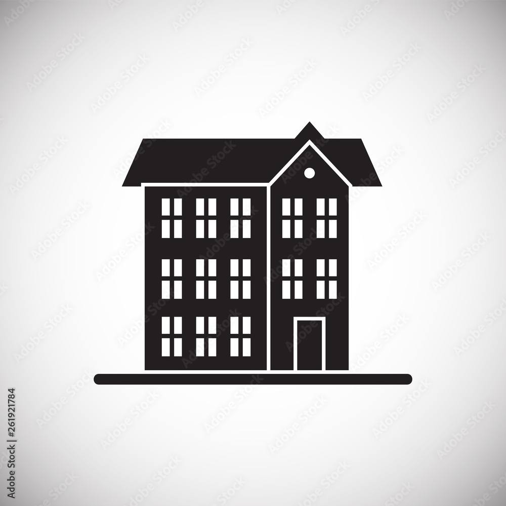 Building icon on background for graphic and web design. Simple vector sign. Internet concept symbol for website button or mobile app. Building icon on background for graphic and web design. Simple vector sign. Internet concept symbol for website button or mobile app.