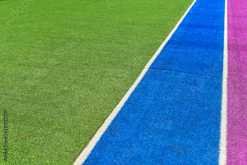 Coloured Plastic Runway in Track and Field