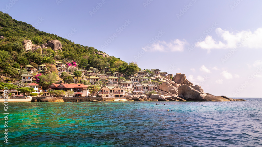 Small bungalows in Koh Tao
